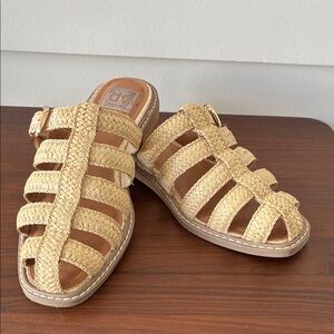 Dolce Vita Tan Woven Sandals